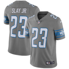 Darius Slay Jr Detroit Lions Vapor Untouchable Color Rush Limited Player Jersey - Steel