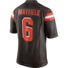 Image of Baker Mayfield Cleveland Browns Draft First Round Pick Game Jersey – Brown 2018/2019