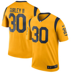 Todd Gurley II Los Angeles Rams Color Rush Legend Player Jersey  Gold