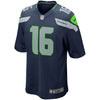 Image of Tyler Lockett Seattle Seahawks Game Jersey - Navy 2018/2019