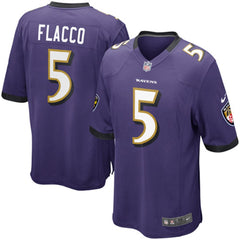 Joe Flacco Baltimore Ravens Game Jersey - Purple 2018/2019