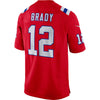 Image of Tom Brady New England Patriots Red Super Bowl LII Bound Game Jersey 2019