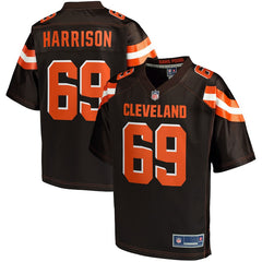 Desmond Harrison Cleveland Browns Pro Line Player Jersey – Brown 2018/2019