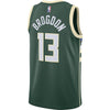 Image of Malcolm Brogdon Milwaukee Bucks Swingman Jersey Green - Icon Edition