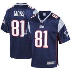 Randy Moss New England Patriots Pro Line Retired Player Jersey – Navy 2018/2019