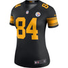 Image of Antonio Brown Pittsburgh Steelers Women's Color Rush Legend Jersey - Black 2018/2019