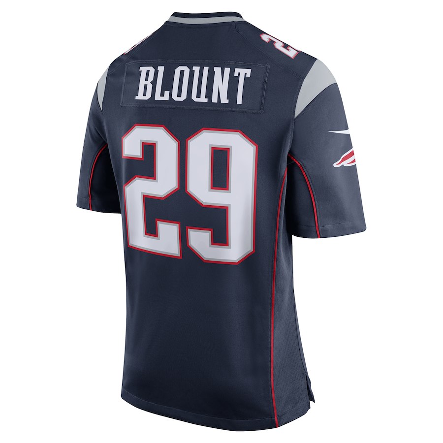 LeGarrette Blount New England Patriots Navy Super Bowl LI Bound Game Jersey  2019