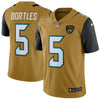 Image of Blake Bortles Jacksonville Jaguars Vapor Untouchable Color Rush Limited Player Jersey - Gold