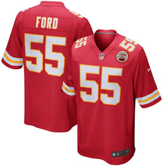 Dee Ford Kansas City Chiefs Game Jersey - Red