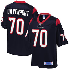 Juliιn Davenport Houston Texans NFL Pro Line Team Color Player Jersey  Navy