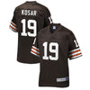 Image of Bernie Kosar Cleveland Browns Pro Line Retired Player Jersey - Brown 2018/2019