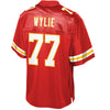 Image of Andrew Wylie Kansas City Chiefs NFL Pro Line Player Jersey  Red