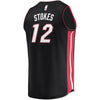 Image of Jarnell Stokes Miami Heat Branded Fast Break Jersey - Icon Edition - Black