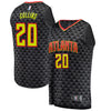 Image of John Collins Atlanta Hawks Branded Fast Break Jersey Black - Icon Edition