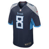 Image of Marcus Mariota Tennessee Titans New Game Jersey – Navy 2018/2019