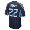 Image of Derrick Henry Tennessee Titans New Game Jersey – Navy 2018/2019