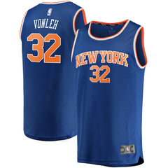 Noah Vonleh New York Knicks Branded Fast Break Jersey - Icon Edition - Blue