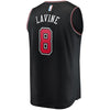 Image of Zach LaVine Chicago Bulls Branded Fast Break Jersey Black - Statement Edition