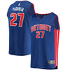 Image of Zaza Pachulia Detroit Pistons Branded Fast Break Jersey - Icon Edition - Blue