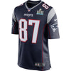 Image of Rob Gronkowski New England Patriots Navy Super Bowl LII Bound Game Jersey 2019