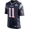 Image of Julian Edelman New England Patriots Navy Super Bowl LII Bound Game Jersey 2019