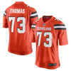 Image of Joe Thomas Cleveland Browns Game Jersey - Orange 2018/2019