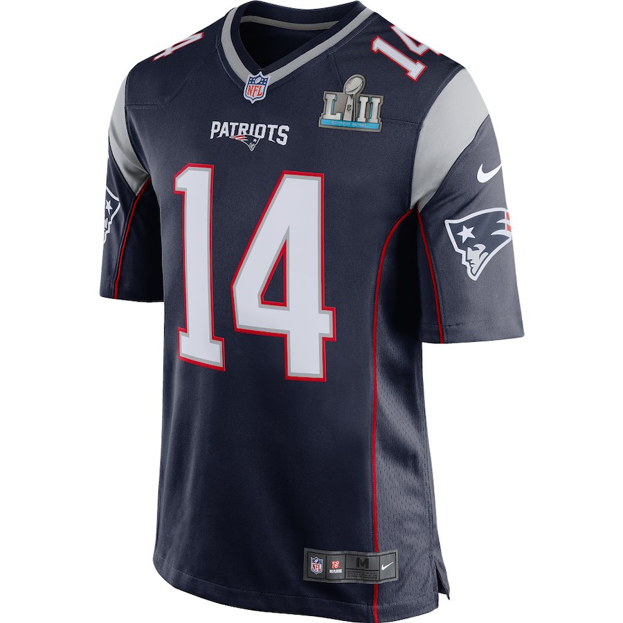 Brandin Cooks New England Patriots Navy Super Bowl LII Bound Game