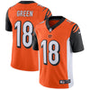 Image of A.J. Green Cincinnati Bengals Vapor Untouchable Limited Player Jersey - Orange 2018/2019