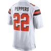 Image of Jabrill Peppers Cleveland Browns Game Jersey - White 2018/2019