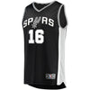 Image of Pau Gasol San Antonio Spurs Branded Fast Break Jersey Black - Icon Edition