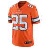 Image of Chris Harris Jr Denver Broncos Vapor Untouchable Color Rush Limited Player Jersey - Orange