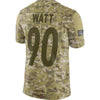 Image of T.J. Watt Pittsburgh Steelers Salute to Service Limited Jersey – Camo 2018/2019