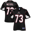 Image of John Wetzel Arizona Cardinals Pro Line Women's Player Jersey – Black 2018/2019