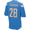 Image of Melvin Gordon III Los Angeles Chargers Game Jersey - Powder Blue