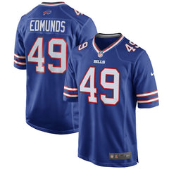 Tremaine Edmunds Buffalo Bills Draft First Round Pick #2 Game Jersey – Royal 2018/2019