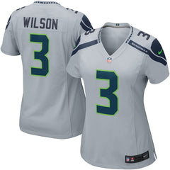 Russell Wilson Seattle Seahawks Women's Game Jersey - Gray 2018/2019