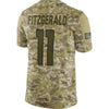 Image of Larry Fitzgerald Arizona Cardinals Salute to Service Limited Jersey – Camo 2018/2019