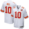 Image of Kansas City Chiefs Tyreek Hill White Jersey 2018 - 2019