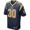 Image of LOS ANGELES RAMS TODD GURLEY II NAVY JERSEY 2018 - 2019