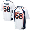 Image of Denver Broncos Von Miller White Jersey 2018 - 2019