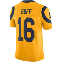 Los Angeles Rams Jared Goff Cold Color Rush Jersey 2018 - 2019
