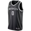 Image of Andre Drummond Detroit Pistons Black Swingman City Edition Jersey 2018 - 2019