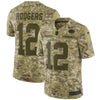 Image of Green Bay Packers Aaron Rodgers Camo Jersey 2018 - 2019