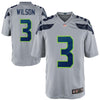 Image of Seattle Seahawks Russell Wilson Gray Jersey 2018 - 2019