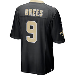 New Orleans Saints Drew Brees Black Jersey 2018 - 2019