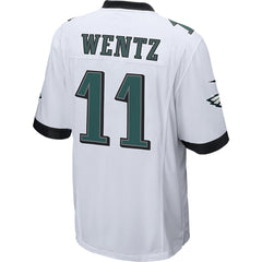 Philadelphia Eagles Carson Wentz White Jersey 2018 - 2019