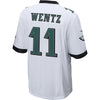 Image of Philadelphia Eagles Carson Wentz White Jersey 2018 - 2019