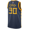 Image of Stephen Curry Golden State Warriors Navy Swingman City Edition Jersey 2018 - 2019