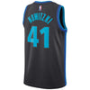 Image of Dirk Nowitzki Dallas Mavericks Anthracite Swingman City Edition Jersey 2018 - 2019