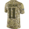 Image of New England Patriots Julian Edelman Camo Jersey 2018 - 2019